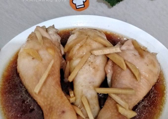 Tim Ayam Saus Hoisin (Ayam Kukus Jahe)