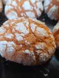 Galletas de naranja craqueladas