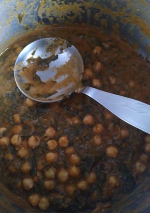 Foto principal de Garbanzos con espinacas
