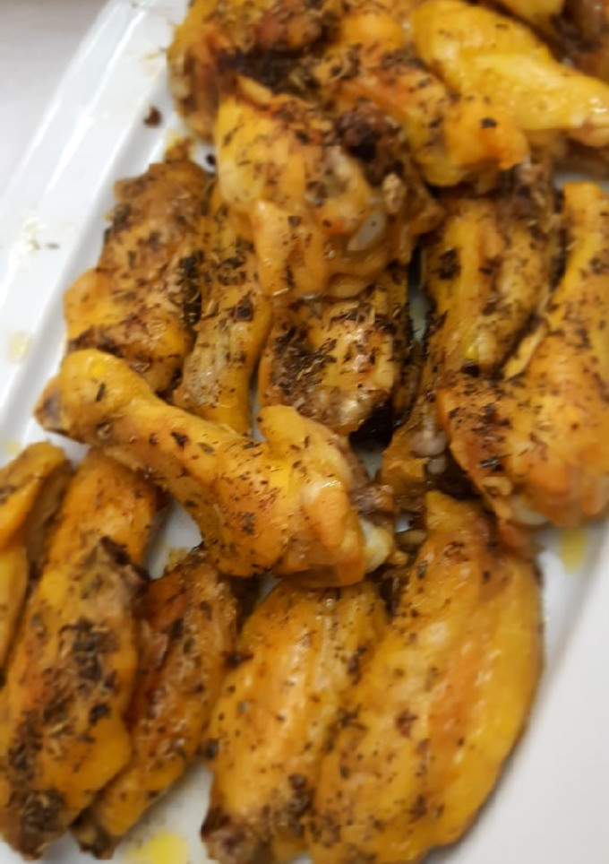 Una foto de Alitas de pollo al horno