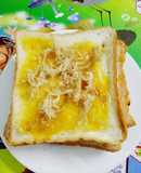 Bánh mì gối sốt trứng ruốc