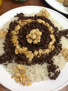 صورة لوصفة طريقة عمل الارز باللحمة المفرومة