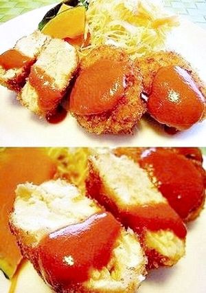 A picture of Tofu Chicken Katsu.