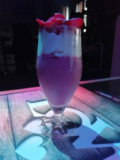 A picture of Batido de fresa 🍓🍹🍓.
