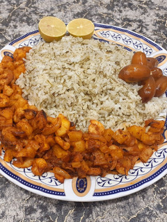 عکسی از دستور دوپیازه میگو 😋