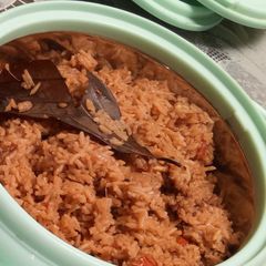 A picture of Bhugal chawal.