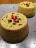 Flan di zucchine con cuore al gorgonzola