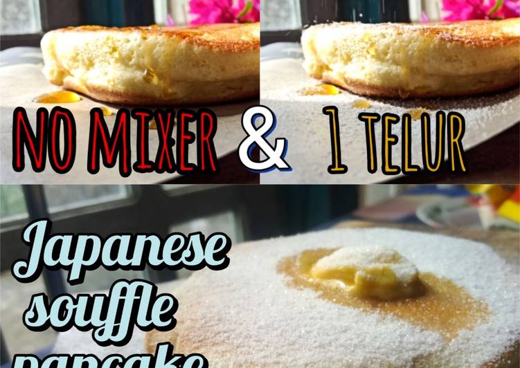 Cara Gampang Menyiapkan Japanese pancake ekonomis no.mixer (takaran sendok) yang Bisa Manjain Lidah