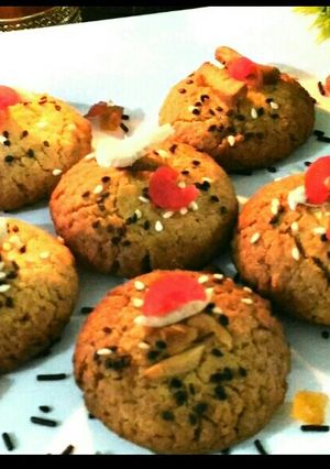 A picture of #Leftover.#Leftover chapati biscuits with oats.