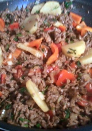 A picture of Spicy Hash.