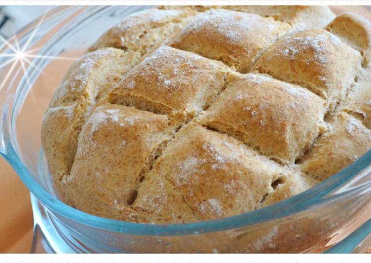 Pan rápido integral en bolsa de asar. (Thermomix)