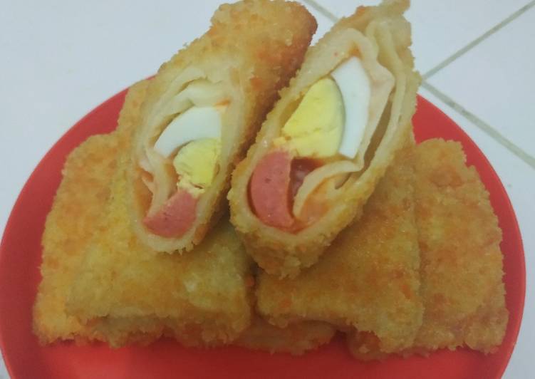 Cara Gampang Membuat Risol mayo kulit creamy yang Lezat Sekali