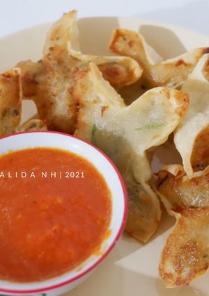 Foto resep Pangsit Dos, Siomay Goreng Dos | Pangsit Palsu/ Pangsit Tanpa Ayam,Ikan