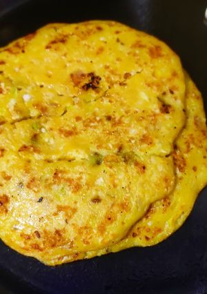 A picture of Cabbage pancake.