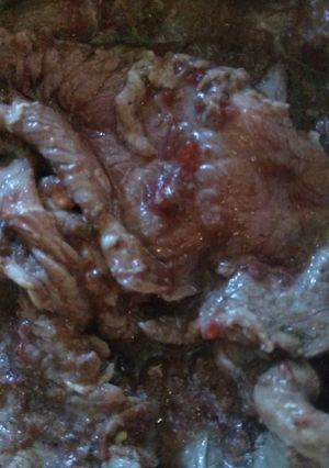 A picture of 2 Ingredients Crock-Pot Carne Asada.