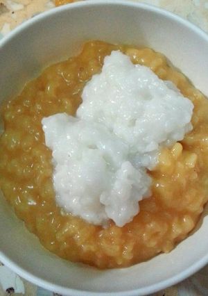 Foto resep Bubur merah putih (bisa untuk mpasi)