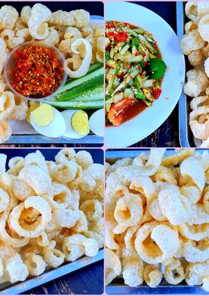รูปของ แคบหมูไร้มัน+น้ำพริกหนุ่ม