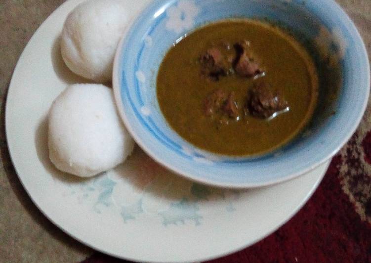 Simple Way to Prepare Tasty Tuwon shinkafa miyar kuka