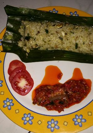 Foto resep Nasi Goreng Bakar cabe ijo ala vivi 😊
