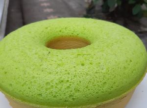 Foto resep Bolu pandan suji telur 6