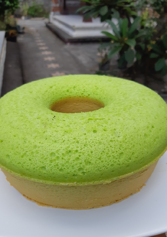Foto resep Bolu pandan suji telur 6