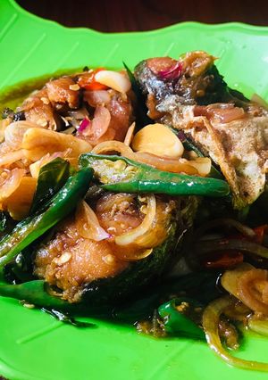 Foto resep Ikan patin kecap cabe ijo