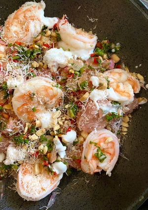 Foto resep Pomelo & Prawn Salad Thailand (Yam Som O)