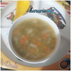 A picture of Vegetable soup.