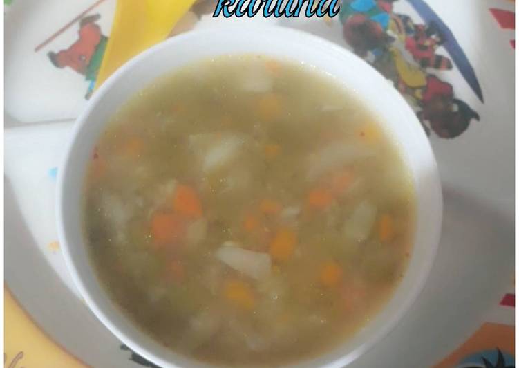 Recipe of Homemade Vegetable soup