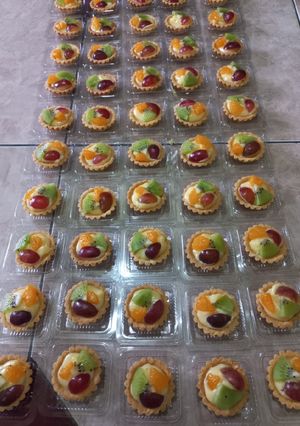 Foto resep Vla pie buah