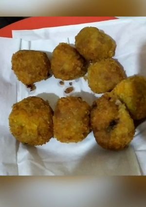 Foto resep Bola pisang moca coklat keju lumer