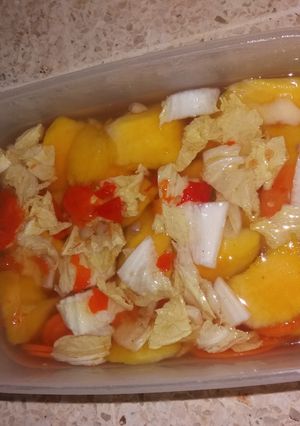 Foto resep Manisan buah sayur (atau asinan)