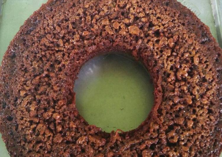kaidah menggodok Bolu caramel yang sedap