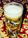 Golden water with isabgol