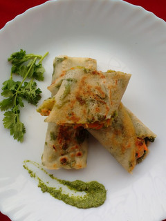 फलाहारी फ्रेंकी (Falahari Frankie recipe in Hindi) रेसिपी मुख्य फोटो