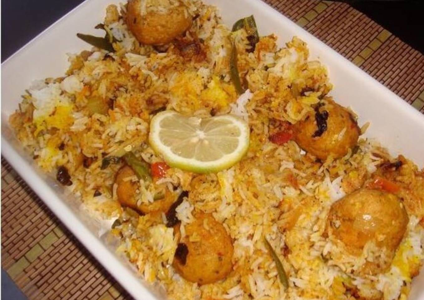 Gulabari Kofta Biryani