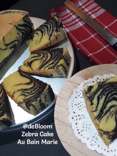 Foto resep 256. Zebra Cake Au Bain Marie