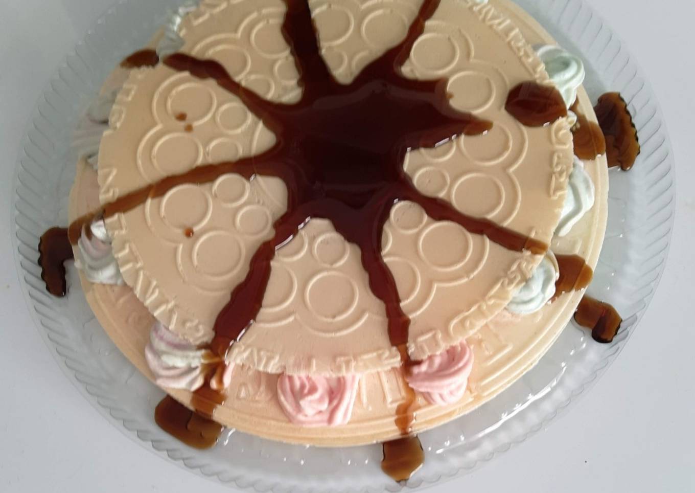 Tarta arcoíris  (7 ingredientes)