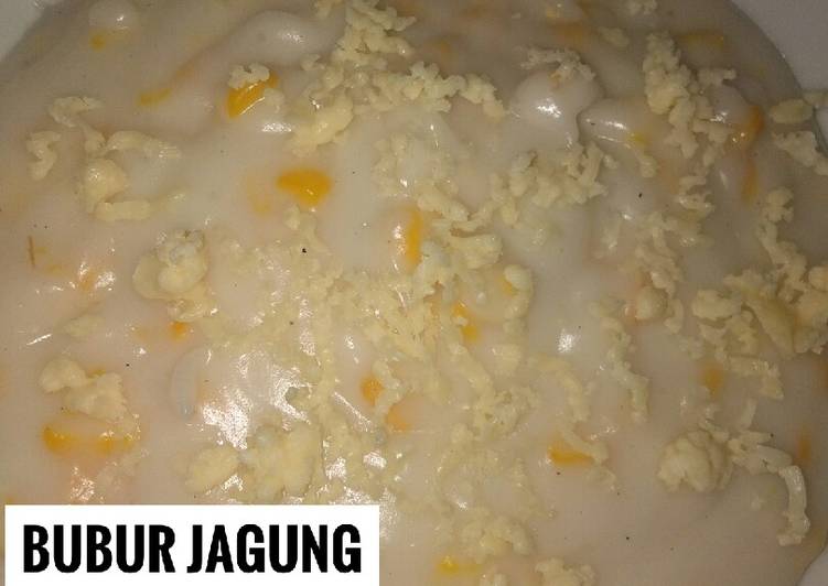 Bubur jagung manis istimewa