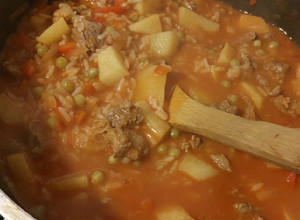 Una foto de Guiso de arroz