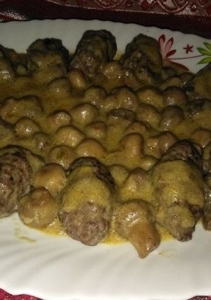 صورة لوصفة أصباغ اللحم بصلصة الفطر