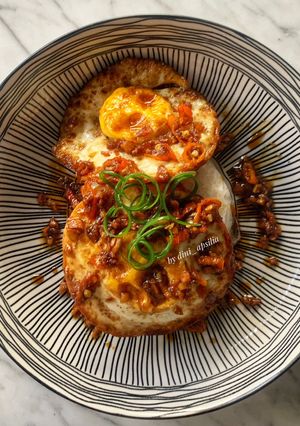 Foto resep Nasi Telor Ceplok ala Ayong 999 Pontianak