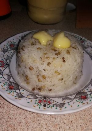 صورة لوصفة تمن ماش بالدهن الحر
