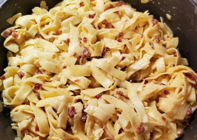 Recipe of Perfect Fettuccine Carbonara