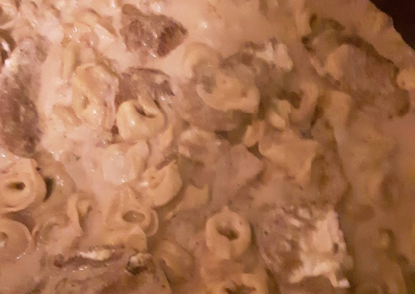 Creamy Steak and Tortellini with Goat Cheese