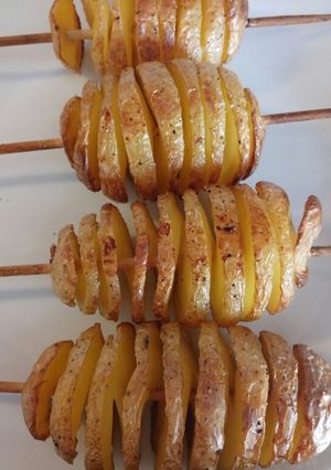 A picture of Potato spirals.