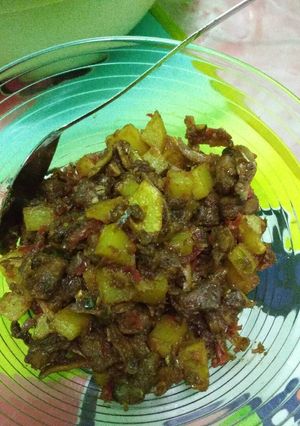 Foto resep Oseng tempe + kentang +teri
