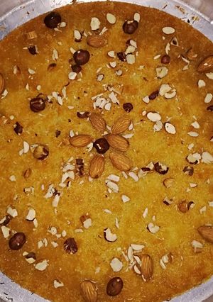 صورة لوصفة كنافة بالقشطه