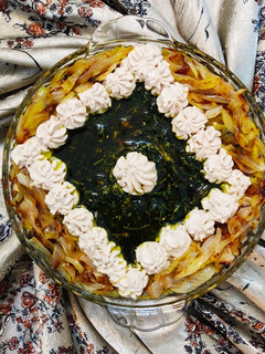 عکسی از دستور کشک بادمجان رژیمی