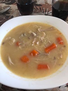 Una foto de Sopa de pollo